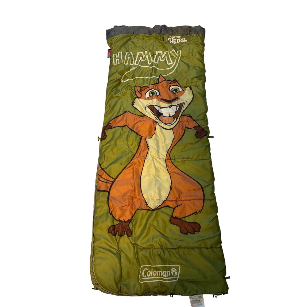 Coleman Over the Hedge Hammy the Squirrel Kids Sleeping Bag DreamWorks Movie
